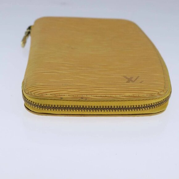 LOUIS VUITTON Epi Agenda Geode Travel Case Yellow M63879 LV Auth 107914 - Picture 5 of 16